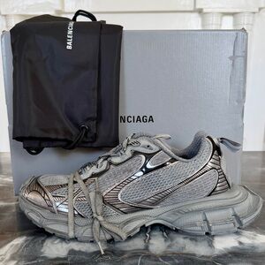 NIB $1,190 Balenciaga 3XL Gray Low Top 734734 Athletic Sneakers Shoe 46/13